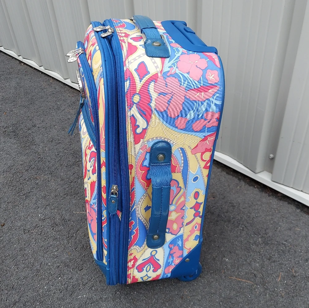 Kathy Van Zeeland Expandable Carry-On Luggage with Logo Accent - Picture 2 of 8